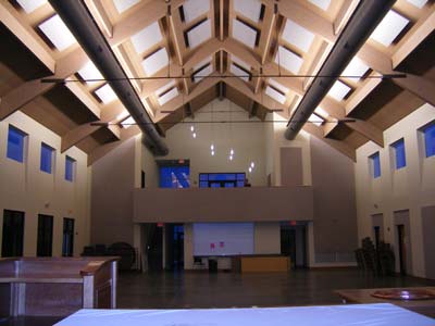 Sound panels were added to the St. Margaret's Episcopal Church in Lawrence, Kansas